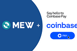 MEW Wallet Integrates Coinbase Pay