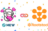 Mint a free RNS Domain on MEW for a Chance to Win $500 in rBTC