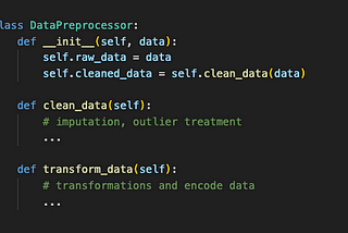 Object Oriented Data Science: Refactoring Code