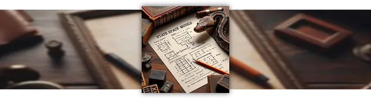 Title Image of Structured State Space Models Visually Explained. Part 2 of Towards Mamba State Space Models by Sascha Kirch