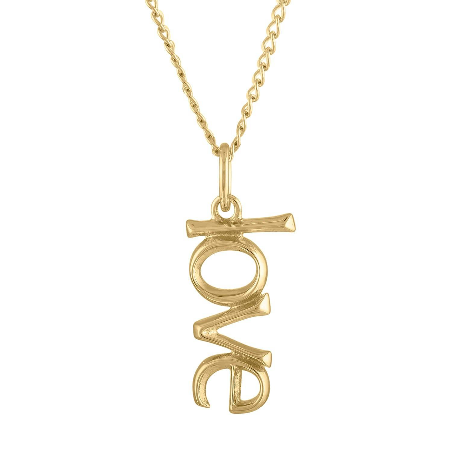 Love Charm Necklace (Gold)