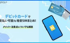 デビットカードで支払い可能な格安SIMまとめ！ メリット・注意点についても解説