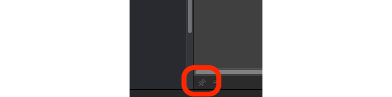 Pin icon in Xcode