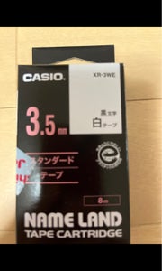 CASIO ネームランドテープ XR-3WE