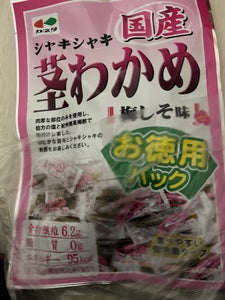 カネタツーワン お徳用国産茎わかめ梅しそ 112g