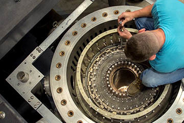 MagLab Engineer performing maintenance