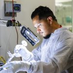 Fermilab technician Marino Alvarado