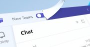 An image shows the top of a Teams chat