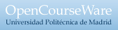 Logo de OpenCourseWare UPM