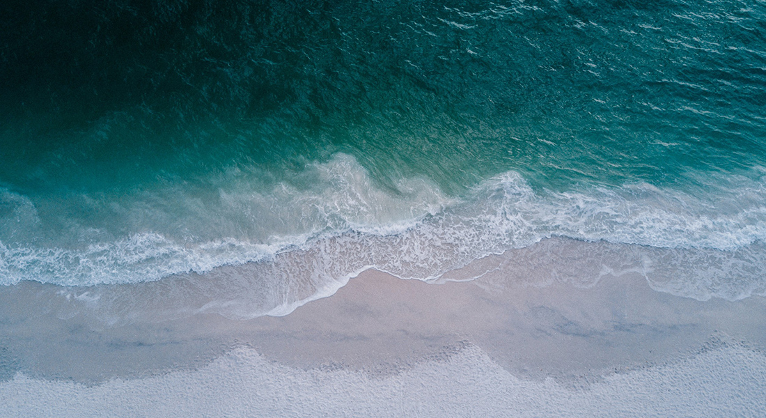 Shore seen from above