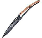 Image of Deejo Black Tattoo Bicycle 37g Folding Knife