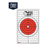 Image of OpticsPlanet Exclusive EZ2C Targets Style 5, Bullseye with Grid Sight-In Target