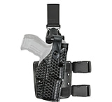 Image of Safariland SLS Tactical Holster w/ Quick Release Leg Harness - STX Basket Weave, Right 6005-56-481