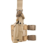 Image of Safariland 6305 ALS Tactical Holster w/ Quick Release Leg Harness - STX FDE Brown, Right Hand 6305-560-551