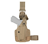 Image of Safariland 6005 SLS Tactical Holster w/ Quick Release Leg Harness - STX FDE Brown, Left Hand 6005-5340-552