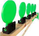 Throom Targets Knockdown Plate Rack 6in Round Target Kit, Green, 11069-0116