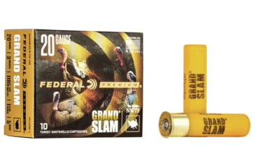 Image of Federal Premium Grand Slam 20 Gauge 1.3125 oz Grand Slam Centerfire Shotgun Ammo, 5 Shot, 10 Rounds, PFCX258F 5, PFCX258F 5