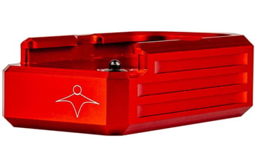 Image of Lockstep Arms Glock 43X/48 Flat Base Plate, Red, LA-G43X-100-RED-0RD