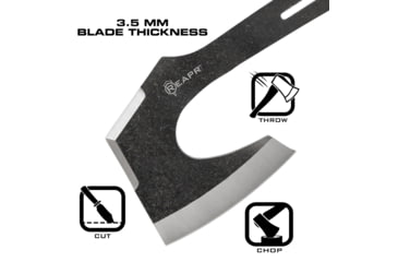 Image of Reapr Chuk 3 Piece Throwing Axe Set, Stonewashed Stainless, 11023
