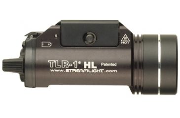 Image of Streamlight TLR-1 HL LED Rail-Mounted Tactical Flashlight, 800 Lumens w/Lithium Batteries, Black, 69260