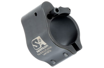 Image of Superlative Arms Adjustable Bleed Off AR-15/AR-10 Gas Block, .750in, Clamp On , Melonite, Black, SABO-DI-750CM