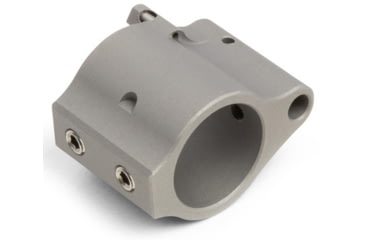 Image of Superlative Arms Adjustable Bleed Off AR-15/AR-10 Gas Block, .750in, Solid, Set Screw , Stainless Steel Matte, Steel Grey, SABO-DI-750SS