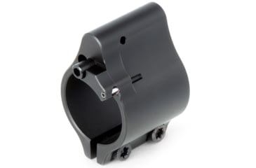 Image of Superlative Arms Adjustable Bleed Off AR-15/AR-10 Gas Block, .875in, Clamp On , Melonite, Black, SABO-DI-875CM