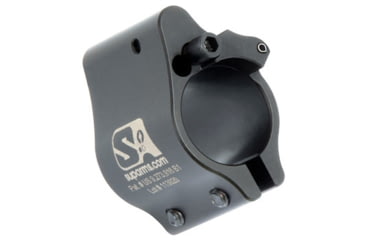 Image of Superlative Arms Adjustable Bleed Off AR-15 Gas Block, .625in, Clamp On , Melonite, Black, SABO-DI-625CM