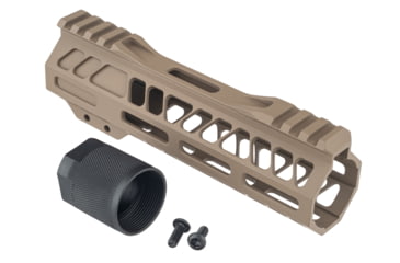 Image of TRYBE Defense AR-15 M-LOK 7in Extra Lightweight Handguard w/ Cut-Away Rail, Flat Dark Earth, 7 Inch, HDG7CR-FDE