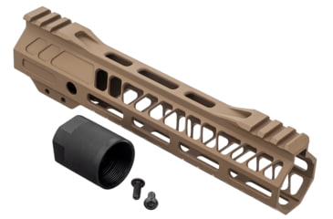 Image of TRYBE Defense AR-15 M-LOK 9in Extra Lightweight Handguard w/ Cut-Away Rail, Flat Dark Earth, 9 Inch, HDG9CR-FDE