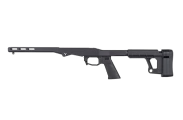 Image of TRYBE Defense R.O.C.S. Rapid Offense Chassis System, Remington Model 700 Short Action, Black, TRBCHASREMSA-BK