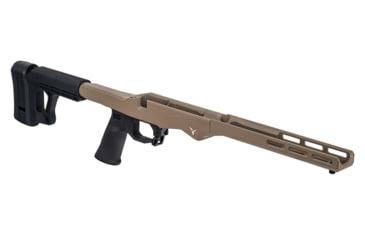 Image of TRYBE Defense R.O.C.S. Rapid Offense Chassis System, Remington Model 700 Short Action, FDE, TRBCHASREMSA-FDE
