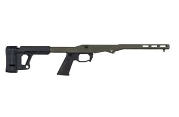 Image of TRYBE Defense R.O.C.S. Rapid Offense Chassis System, Remington Model 700 Short Action, OD Green, TRBCHASREMSA-OD
