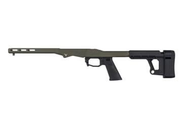 Image of TRYBE Defense R.O.C.S. Rapid Offense Chassis System, Remington Model 700 Short Action, OD Green, TRBCHASREMSA-OD