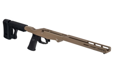 Image of TRYBE Defense R.O.C.S. Rapid Offense Chassis System, Ruger American Rifle Short Action, FDE, TRBCHASRUGSA-FDE