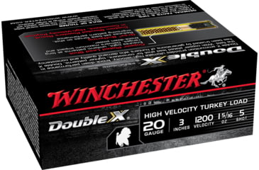 Image of Winchester DOUBLE X 20 Gauge 1 5/16 oz 3in Centerfire Shotgun Ammo, 10 Rounds, STH2035