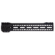 TRYBE Defense AR-15 M-LOK 12in Extra Lightweight Handguard w/ Cut Away Rail, Black, 12 Inch, HDG12CR-BL