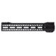 TRYBE Defense AR-15 M-LOK 12in Extra Lightweight Handguard w/ Cut Away Rail, Black, 12 Inch, HDG12CR-BL