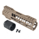 TRYBE Defense AR-15 M-LOK 7in Extra Lightweight Handguard w/ Cut-Away Rail, Flat Dark Earth, 7 Inch, HDG7CR-FDE