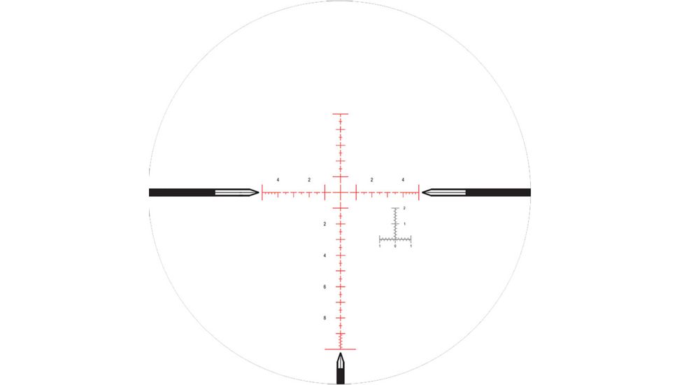 NightForce NXS 2.5-10x24 Zerostop Rifle Scope, Black, Mil-R Reticle C538