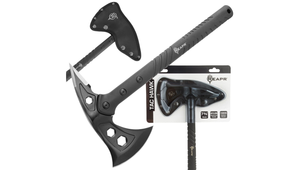 Reapr TAC Hawk Axe, 2Cr13 Stainless Steel, Black Oxide, 11000