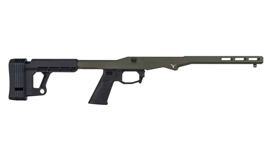 TRYBE Defense R.O.C.S. Rapid Offense Chassis System, Remington Model 700 Short Action, OD Green, TRBCHASREMSA-OD