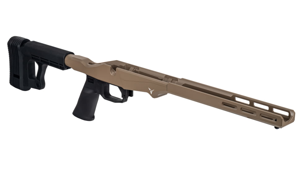 TRYBE Defense R.O.C.S. Rapid Offense Chassis System, Ruger American Rifle Short Action, FDE, TRBCHASRUGSA-FDE
