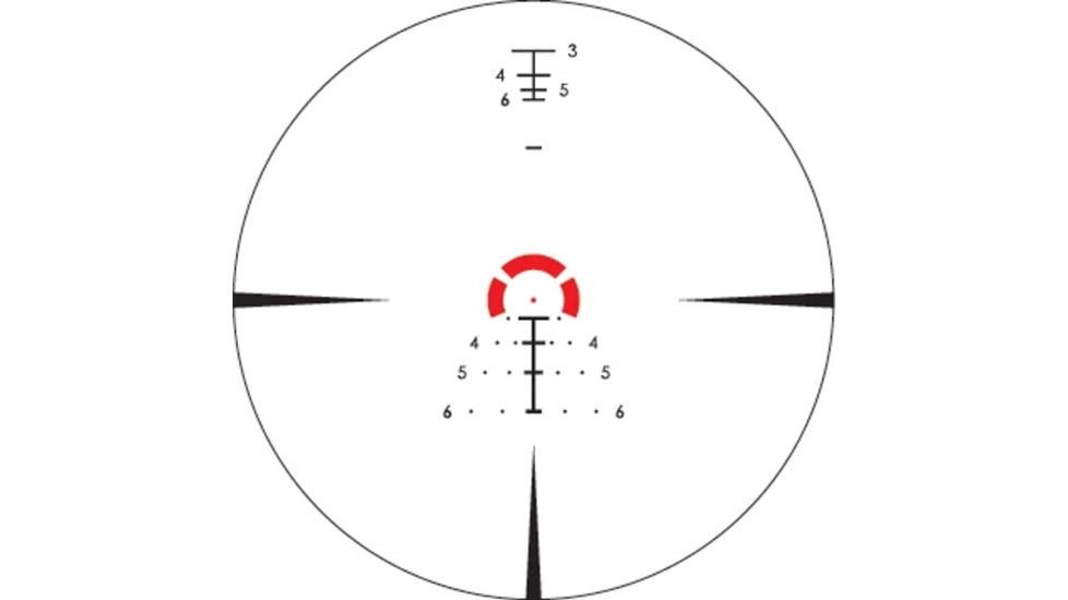 Vortex Strike Eagle 1-8x24mm 30mm FFP Rifle Scope, Black, EBR-8 Reticle, MOA, SE-1801