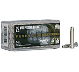 Image of Federal Premium Personal Defense Punch Rimfire .22 WMR 45 Grain Jacketed Hollow Point Nickel-Plated Brass Cased Ammunition