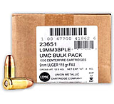 Image of Remington UMC 9mm Luger Full Metal Jacket Pistol Ammunition