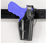 Image of Safariland 6280 Level II Retention, Mid-Ride Holster - Hi Gloss Black, Right Hand 6280-5340-91