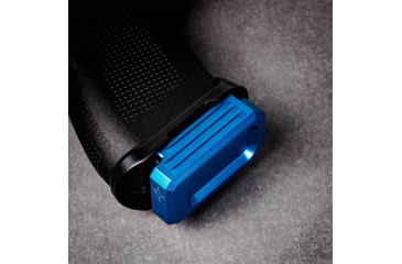 Image of Lockstep Arms Glock 43X/48 Flat Base Plate, Blue, LA-G43X-100-BLU-0RD