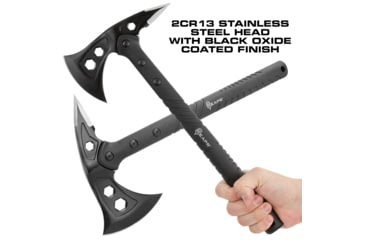 Image of Reapr TAC Hawk Axe, 2Cr13 Stainless Steel, Black Oxide, 11000