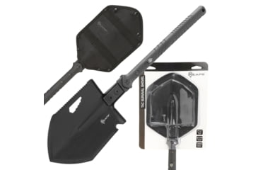 Image of Reapr TAC Survival Shovel, 4.5in, 420 Stainless Steel, Black Powdercoated, 11021